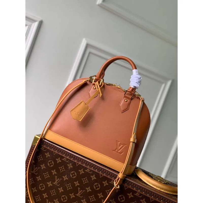 LV M40302 Louis Vuitton Alma PM Handbag Brown