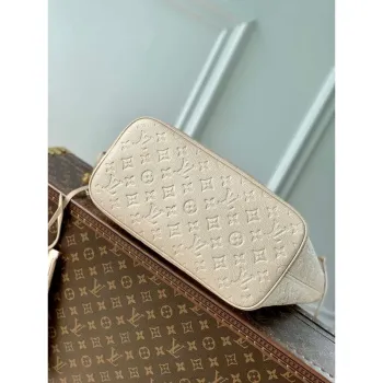 LV M46231 Louis Vuitton Neverfull MM Carryall Pale Beige