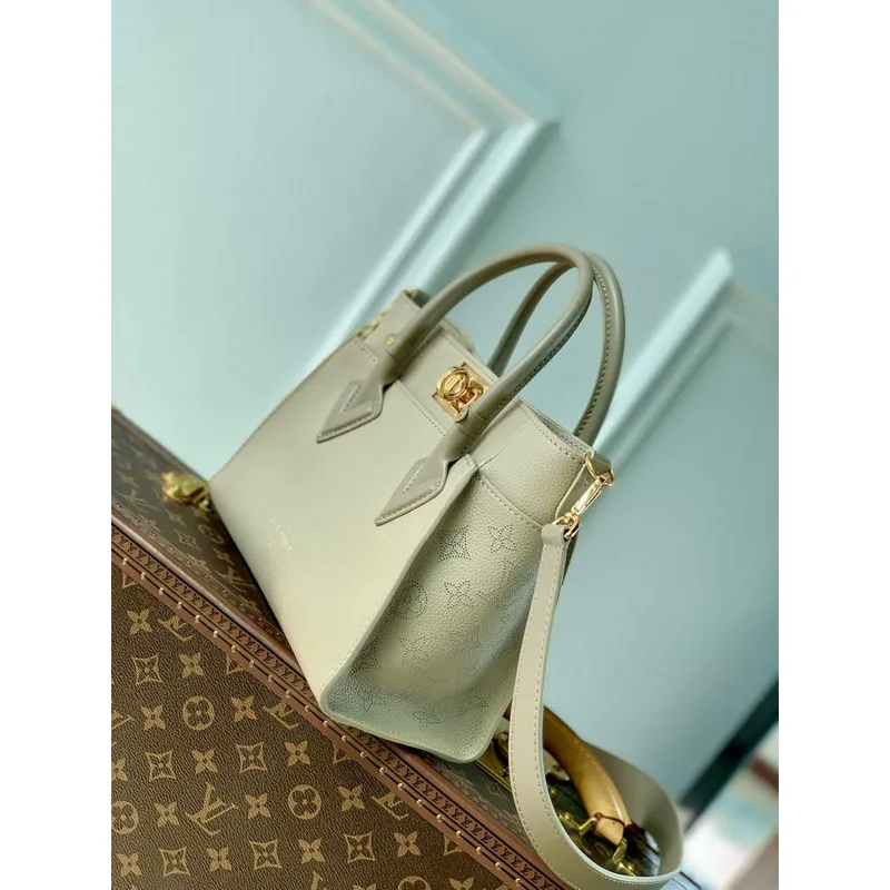 LV M57729 Louis Vuitton On My Side PM Tote Bag Beige