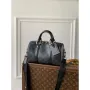 LV M46271 Louis Vuitton Keepall Bandouliere 25 Bag Black