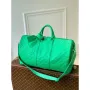 LV M20963 Louis Vuitton Keepall Bandouliere 50 Bag Minty Green