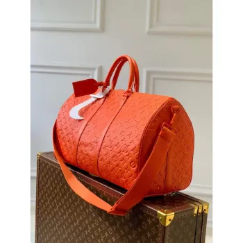 LV M20963 Louis Vuitton Keepall Bandouliere 50 Bag Orange