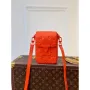 LV M81525 Louis Vuitton S LOCK Vertical Wearable Wallet Orange