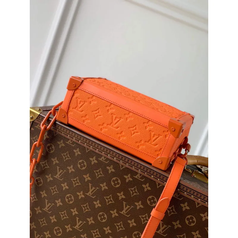 LV M55700 Louis Vuitton Soft Trunk Bag Orange