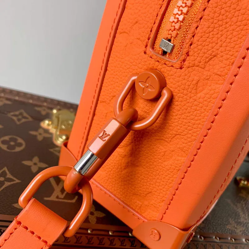 LV M55700 Louis Vuitton Soft Trunk Bag Orange