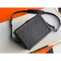 LV M55700 Louis Vuitton Soft Trunk Bag Black