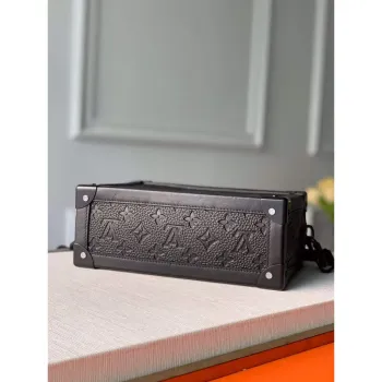 LV M55700 Louis Vuitton Soft Trunk Bag Black