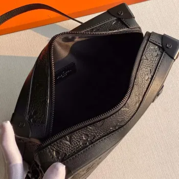 LV M55700 Louis Vuitton Soft Trunk Bag Black