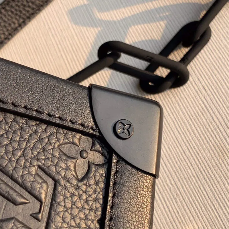 LV M55700 Louis Vuitton Soft Trunk Bag Black