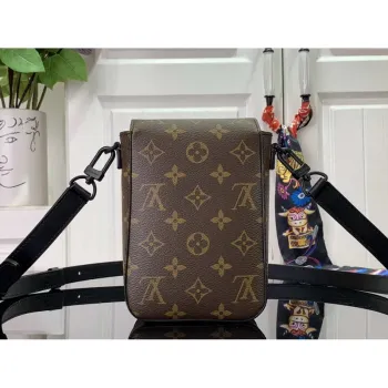 LV M81522 Louis Vuitton S Lock Vertical Wearable Wallet Monogram