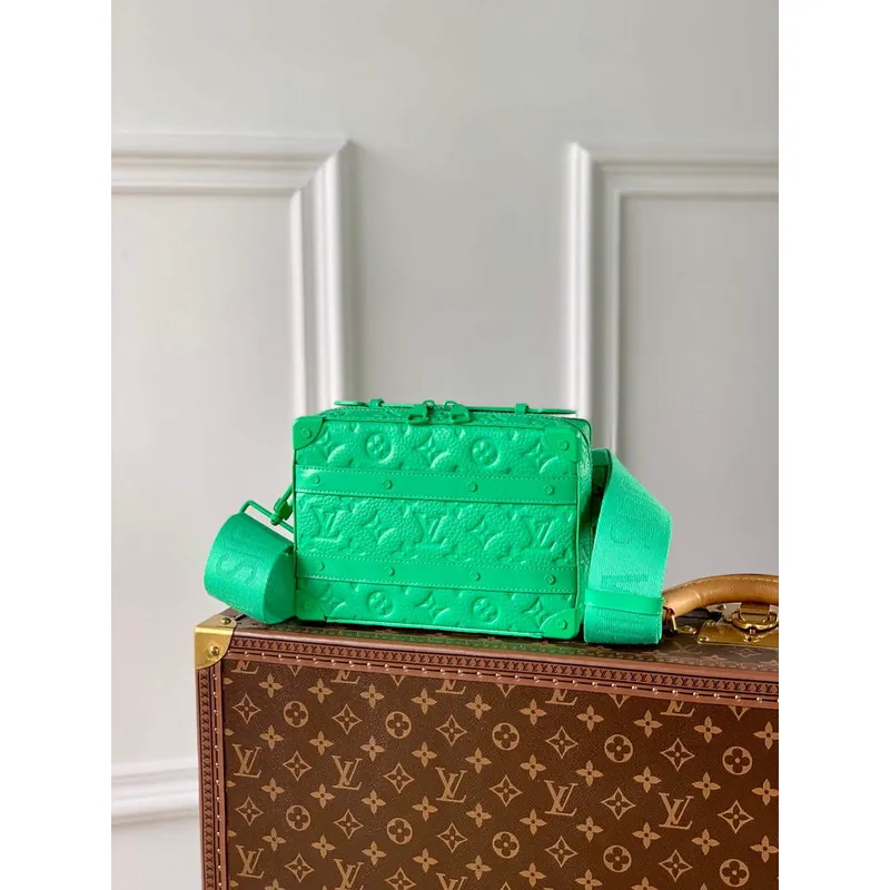 LV M20956 Louis Vuitton Handle Soft Trunk Bag Minty Green