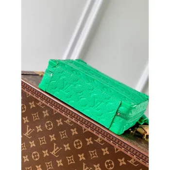 LV M20956 Louis Vuitton Handle Soft Trunk Bag Minty Green