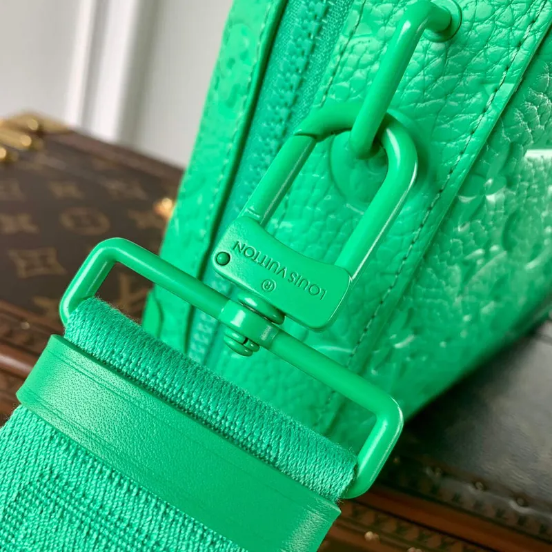 LV M20956 Louis Vuitton Handle Soft Trunk Bag Minty Green