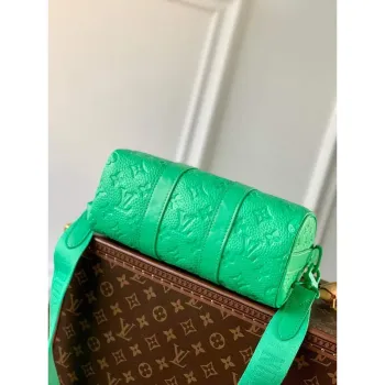 LV M20929 Louis Vuitton Keepall Bandouliere 25 Bag Minty Green