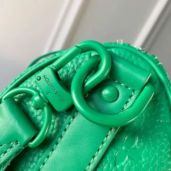 LV M20929 Louis Vuitton Keepall Bandouliere 25 Bag Minty Green