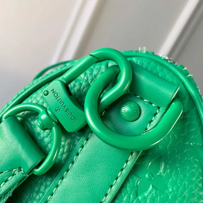 LV M20929 Louis Vuitton Keepall Bandouliere 25 Bag Minty Green