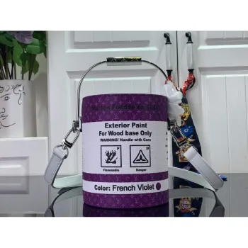 LV M81591 Louis Vuitton LV Paint Can Bag Purple