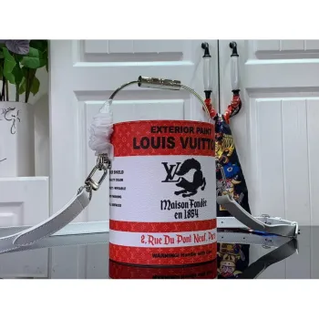 LV M81595 Louis Vuitton LV Paint Can Bag Red