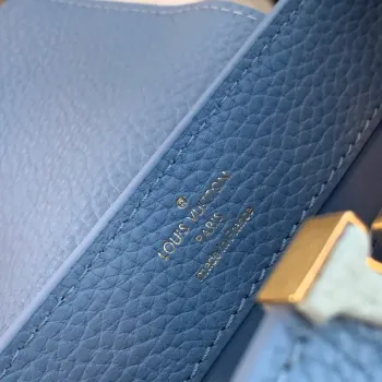 LV M59512 Louis Vuitton Capucines BB Bag Iris Purple/Crème
