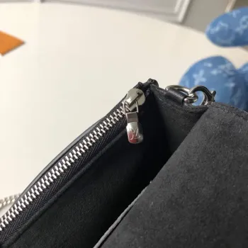 LV M63471 Louis Vuitton Mylockme Chain Pochette Black