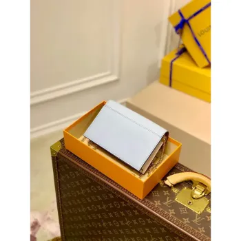 LV M81436 Louis Vuitton Mylockme Chain Pochette Blue