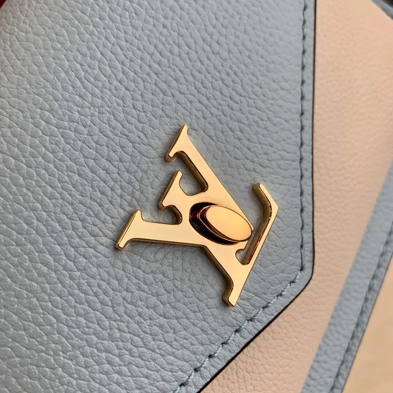 LV M81436 Louis Vuitton Mylockme Chain Pochette Blue