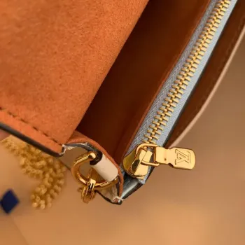 LV M81436 Louis Vuitton Mylockme Chain Pochette Blue