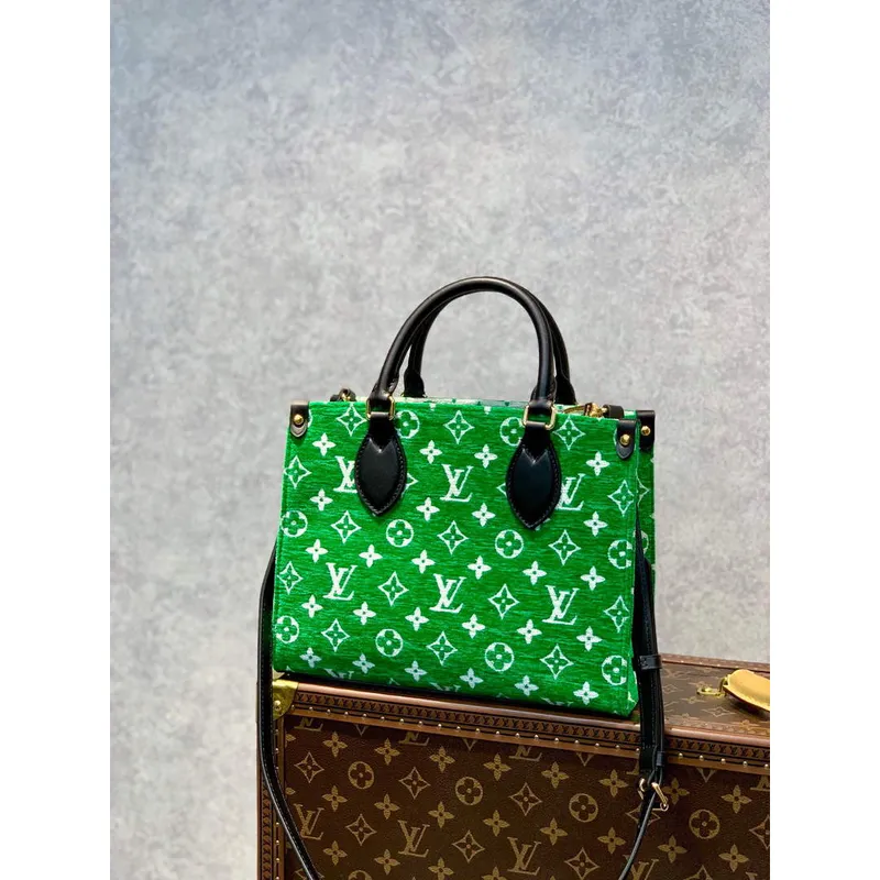 LV M46216 Louis Vuitton Onthego PM Tote Bag Green