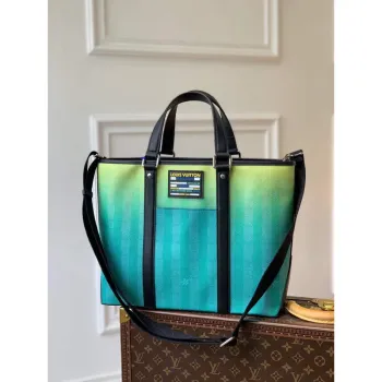Give Joy This Christmas: LV M59919 Wkd Tote PM in Gradient Green