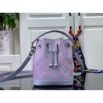 LV M81463 Louis Vuitton NANO NOé Bucket Bag Lilas Purple