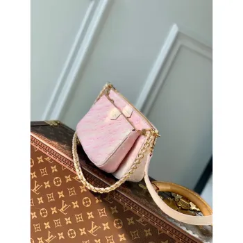LV M46093 Louis Vuitton Multi Pochette Accessoires Pink
