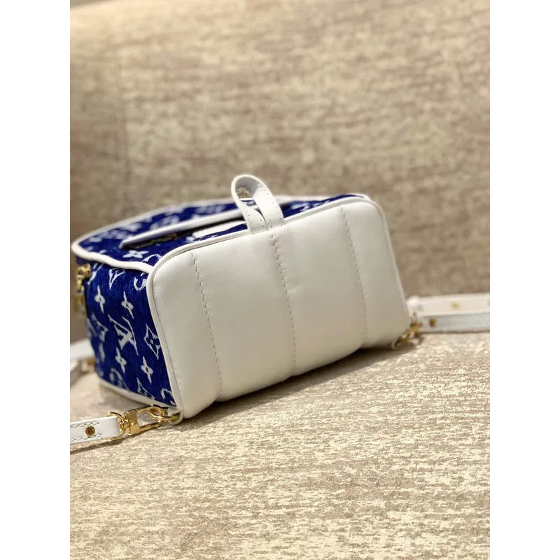 LV M46207 Louis Vuitton palm springs mini Bag Blue
