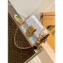 LV M59483 Louis Vuitton Dauphine MM Bag Monogram White