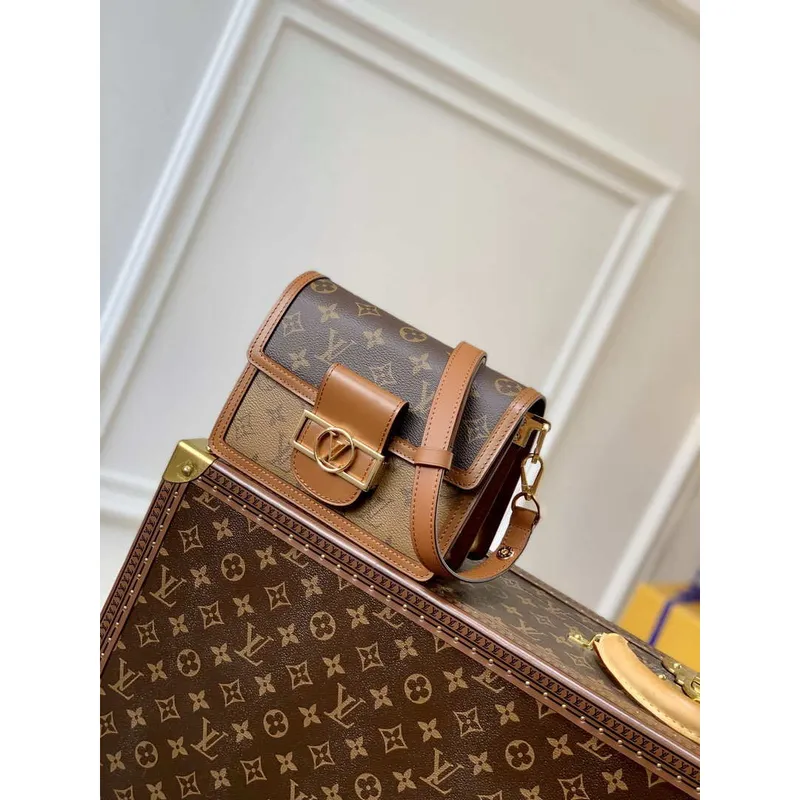 LV M45959 Louis Vuitton Dauphine Mini Bag Monogram