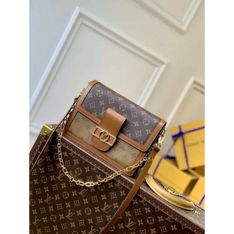 LV M45958 Louis Vuitton Dauphine MM Bag Monogram