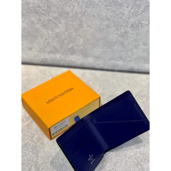 LV M81404 Louis Vuitton slender wallet Blue