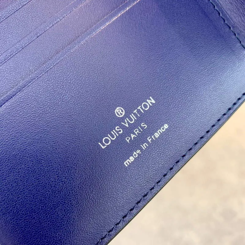LV M81404 Louis Vuitton slender wallet Blue