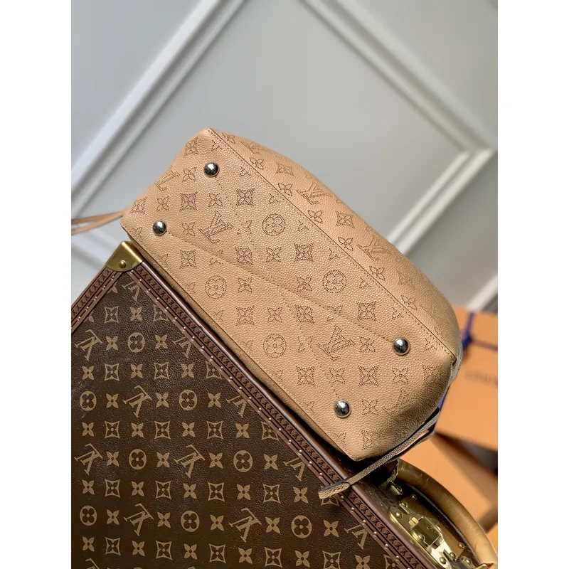 Louis Vuitton LV M59655 Bella Tote Mahina Orange Yellow