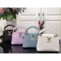 LV M57671 Louis Vuitton Capucines MM Handbag Pink