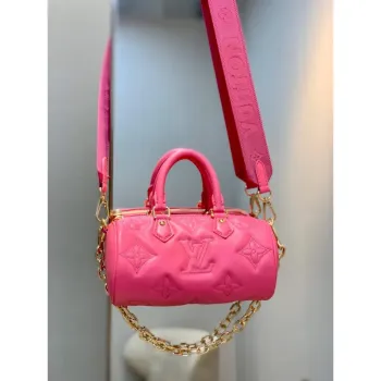 LV M59826 Louis Vuitton Papillon BB Bag Dragon Fruit Pink
