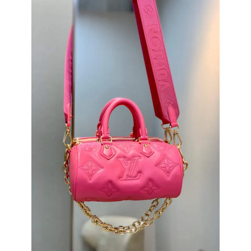 LV M59826 Louis Vuitton Papillon BB Bag Dragon Fruit Pink