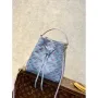 LV M46174 Louis Vuitton NéONOé BB Bucket Bag Blue
