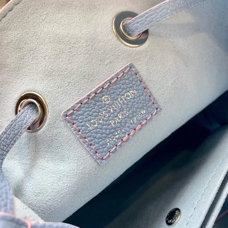 LV M46174 Louis Vuitton NéONOé BB Bucket Bag Blue