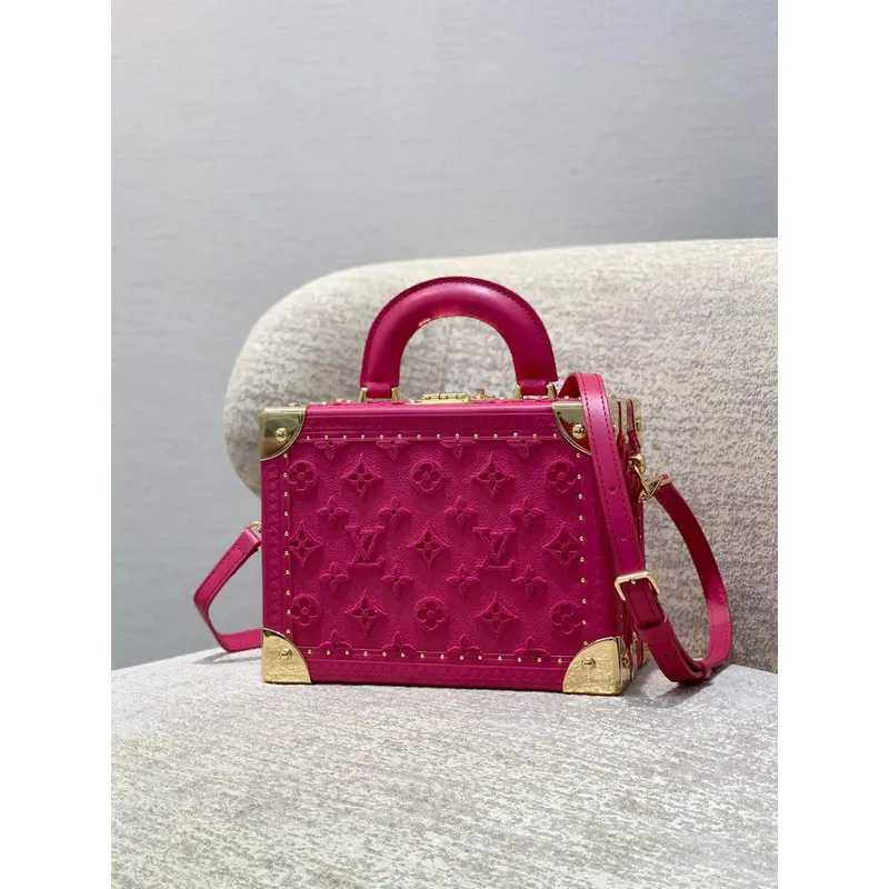 LV M20682 Louis Vuitton Petite Valise Rose red