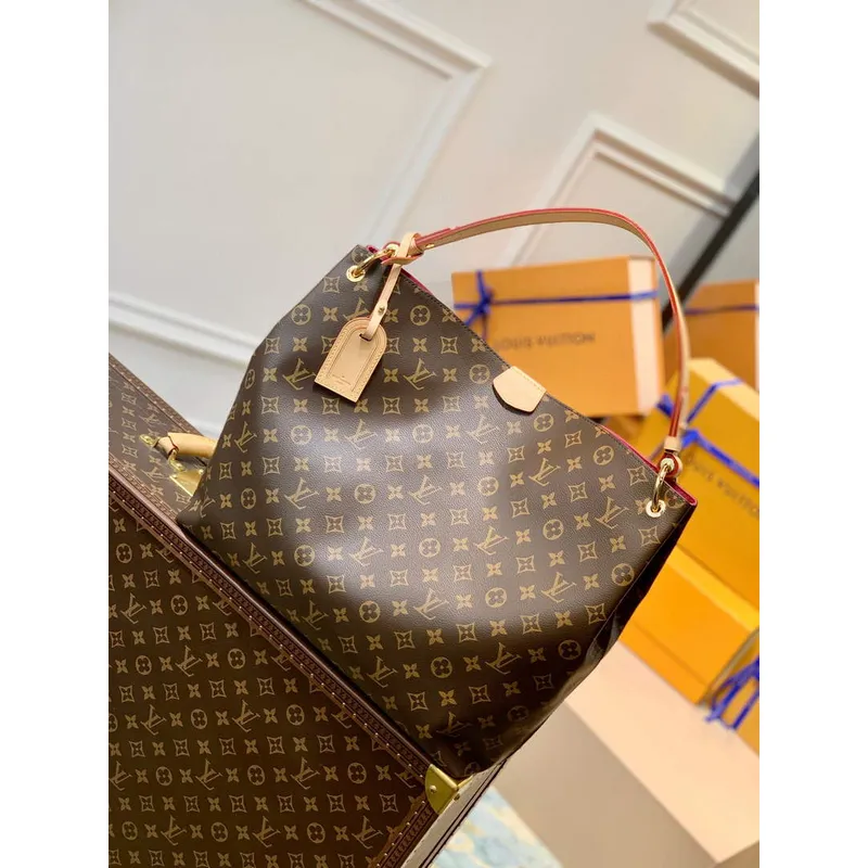 LV M43703 Louis Vuitton Graceful MM M43704 Pivoine Pink