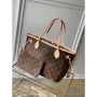 Louis Vuitton LV M41000 Neverfull PM Monogram Canvas Beige
