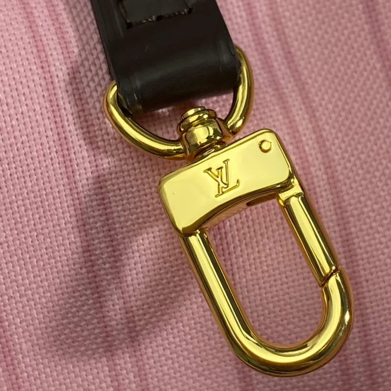 Louis Vuitton LV N41603 Neverfull MM Damier Ebene Rose Ballerine Pink