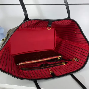 Louis Vuitton LV M41176 Neverfull MM Monogram Canvas Black