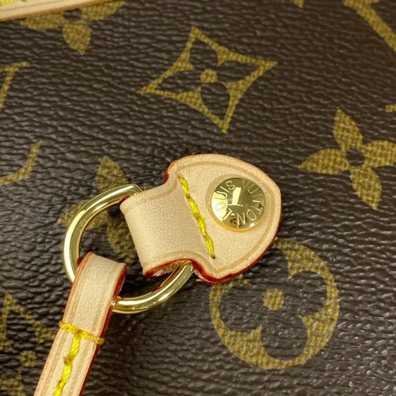 Louis Vuitton LV M50366 Neverfull MM Monogram Canvas Cerise Pink