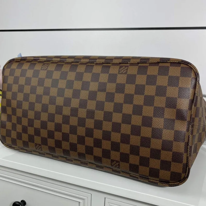 Louis Vuitton LV N41357 Neverfull GM Damier Ebene coated canvas